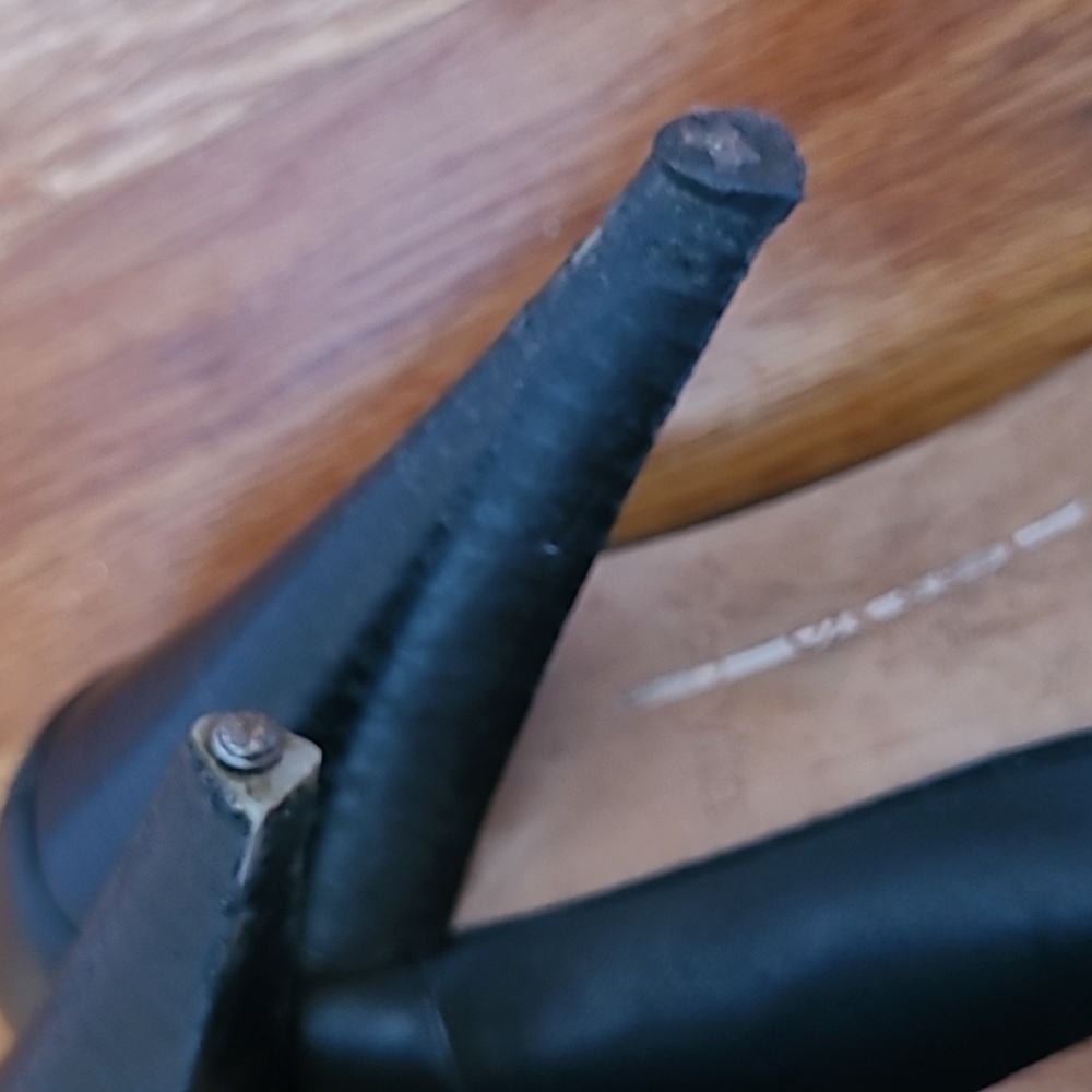 Dolce Vita Black Leather Knee Hi Boots Y2K - Picture 8 of 10